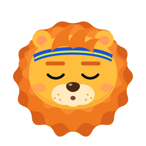 Grin asleep